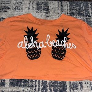 Aloha Beaches Crop Top